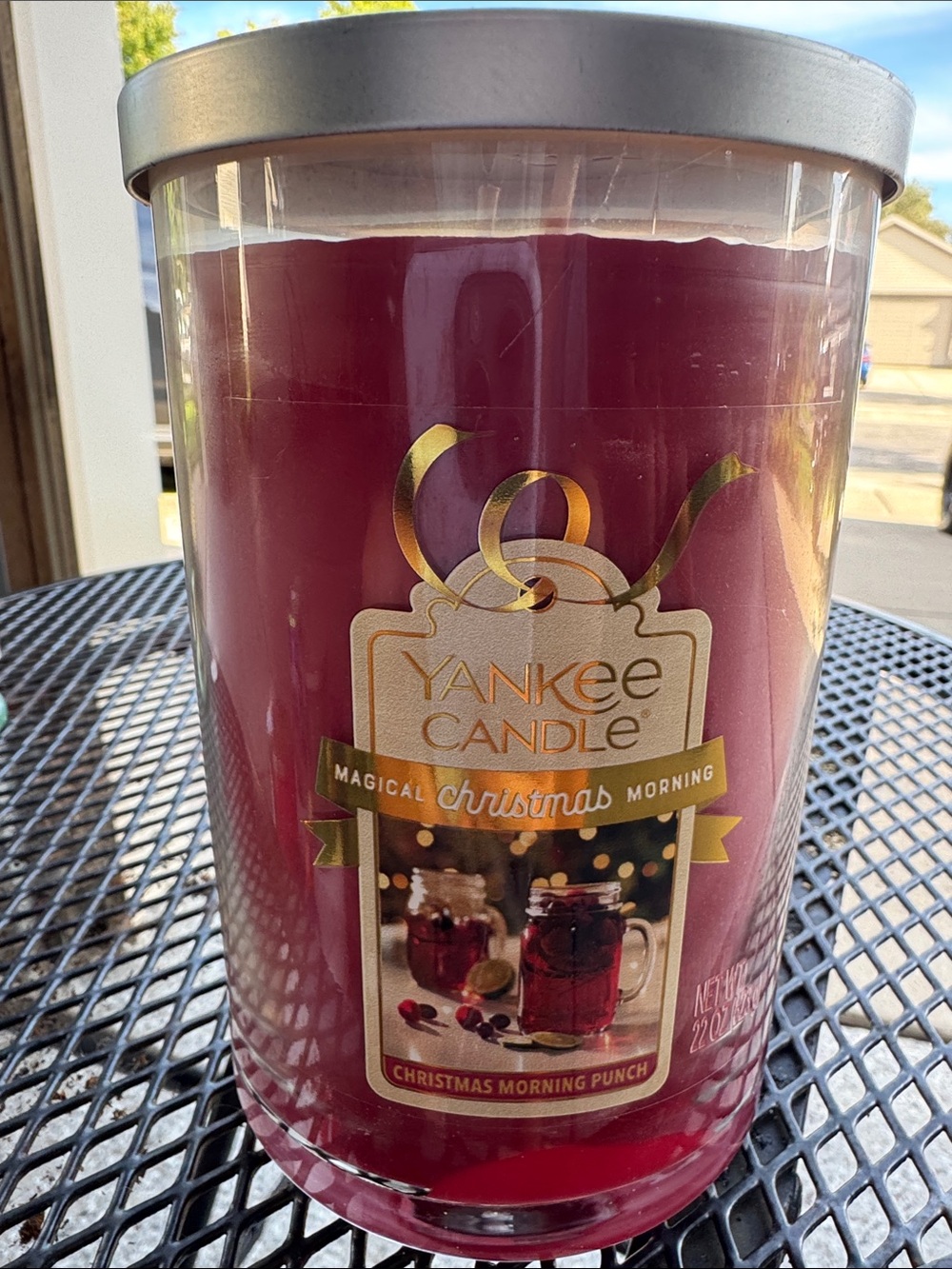 Christmas morning Punch Yankee candle 22oz